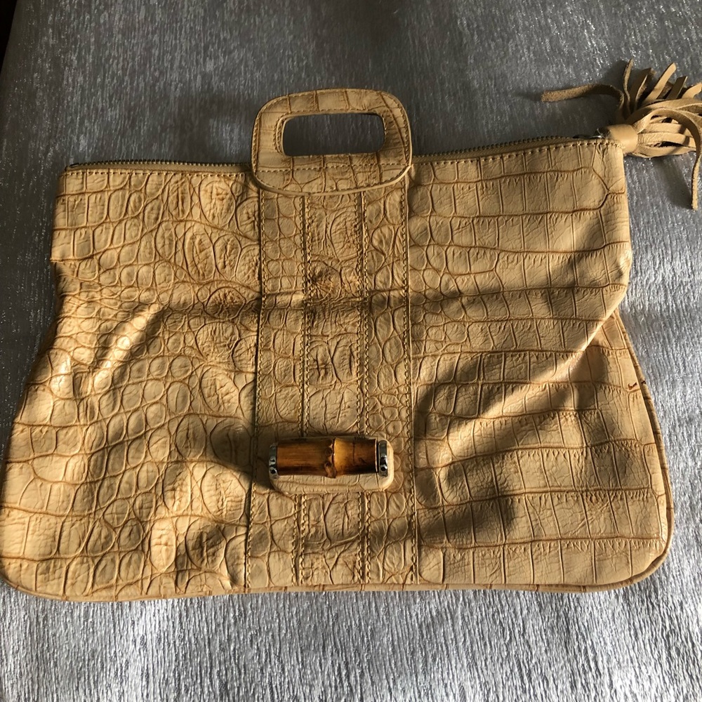 Leather clutch